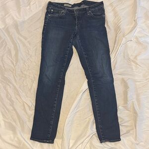 AG Adriano Goldschmied Ankle Super Skinny Dark Blue Skinny Jeans